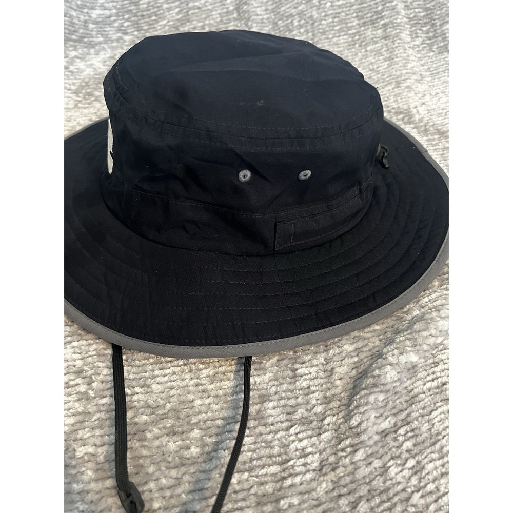 Richardson 810 Bucket Hat Black LC Logo Adjustable Outdoor Sun Hat Packable(073) - Picture 3 of 5